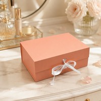 Caja Magnética Plegable de Cartón Resistente para Envíos de Comercio Electrónico, Sostenible, con Cinta, MOQ Pequeño, OEM ODM