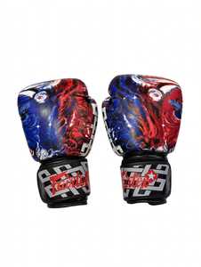 Nouveautés : Gants de boxe Fairtex en cuir rouge personnalisés, à doigts entiers, avec fermetures auto-agrippantes réglables, pour le kick-boxing et les arts martiaux - Product Image 4