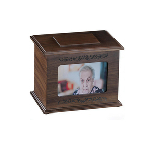 โกศไม้ทำมือสไตล์อเมริกันสำหรับเผาศพ โกศศพสำหรับผู้ใหญ่ชายหญิงแบบทันสมัย ขายส่ง - Product Image 1