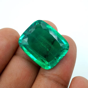 HAYAAT GEMS 25 Carat Natural Emerald <b>Cushion</b> Cut Loose Gemstone 24x19mm for Jewelry Making - Product Image 5