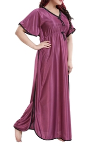 Kaftan Handmade Moroccan kaftan Dress Batwing Wide Sleeve V Neck Polyester Regular Fit Casual Evening Party <b>Flared</b> Sleep Wear - Product Image 4