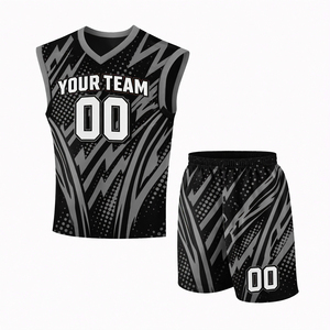 Maillots personnalisés OEM, design sublimé, réversibles, 100% polyester, respirants, pour adultes/jeunes, sur mesure - Product Image 3