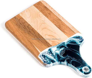 Tabla de cortar de resina epoxi de madera personalizada, epoxi de queso charcutería para el hogar de Falak World Export - Product Image 2