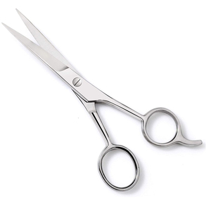 กรรไกรตัดผมสแตนเลสทรงตรงสำหรับคนถนัดขวา คมกริบ ปรับแต่งได้ สำหรับช่างเสริมสวยมืออาชีพ ร้านทำผม - Product Image 5