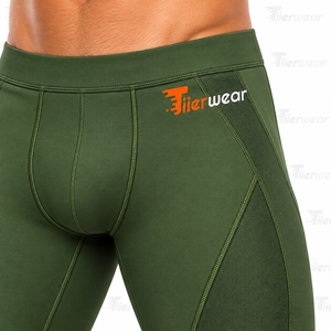 Shorts de compression pour hommes – Tissu extensible performant pour la gym et l'entraînement – Couche de base athlétique – Short de sport sécurisé - Product Image 5