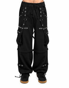 Gothic Fashion Pants Unisex Relaxed Fit Utility <b>Pocket</b> Alternative Style <b>Trousers</b> - Product Image 6