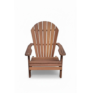 Modern Yellow Wooden Adirondack Chair With Cushion And Side <b>Table</b> Outdoor Beach Furniture Coastal Style Poolside Seating - Product Image 4