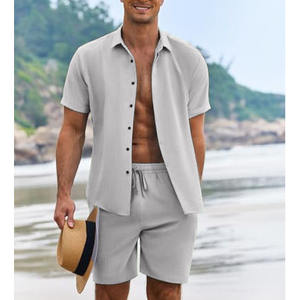 Disponible en toutes tailles, vêtements pour hommes en deux pièces, doux, extensibles et respirants, vêtements pour hommes grandes tailles, ensembles pour hommes grandes tailles - Product Image 5