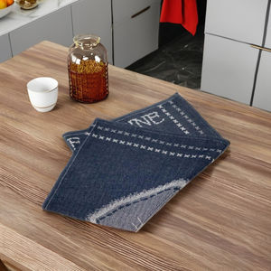 Serviettes de cuisine de golf promotionnelles de luxe de l'Inde Belle serviette de cuisine jacquard pour la vente en gros - Product Image 5