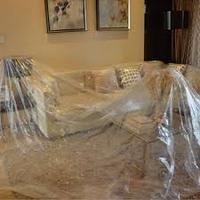 Rouleau de film PVC souple transparent, résistant à l'humidité, film plastique pour l'emballage de matelas, taille personnalisée