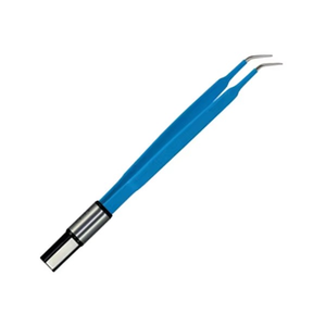 Premium EU Iris Curved Bipolar Forceps - Reusable European Style Iris Fine Tip ESU Forceps for Precise Ophthalmic & Microsurgery - Product Image 2