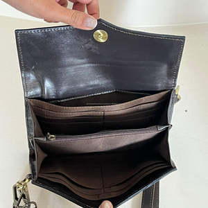 Bolso de Mano Cruzado de Cuero a Cuadros, Diseño Personalizado, Hecho a Mano, para Mujer, Mini Bolso de Hombro para Teléfono Celular, Cartera de Cuero Vacuno - Product Image 6