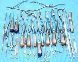 Kit d'instruments d'extraction dentaire Azicon de 36 pièces en acier inoxydable – Pinces d'extraction, élévateurs et outils chirurgicaux - Product Image 2