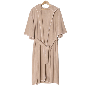 Pure Cotton Breathable Hotel Bathrobes Wholesale Waffle Fabric Summer Thin Beauty Salon Women Full Length - Product Image 5