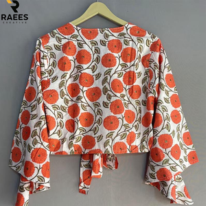 Ropa de Mujer, Ropa Femenina, Ropa Urbana, Ropa de Algodón Hecha a Mano, Top Cruzado - Product Image 3