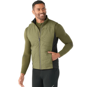 Gilet matelassé sans manches exclusif pour homme, col rond, nouvelle collection hiver, chaud, multi-panneaux, zippé, superposé - Product Image 2