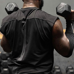 Ropa al por Mayor para Hombre, Chaleco Holgado sin Mangas, Logotipo Personalizado, Top Deportivo de Poliéster para Entrenamiento, Camisetas sin Mangas para Hombre - Product Image 3