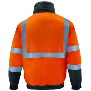 Wholesale Price Lightweight Hi Vis Reflective Safety <b>Jacket</b> Custom Made Logo Printed Safety <b>Jackets</b> Comfortable With OEM - Product Image 6