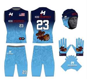 Uniforme Personalizado 7v7 para Fútbol Americano, Uniformes de Compresión para Jóvenes, Uniforme sin Mangas 7V7 2026 - Product Image 2