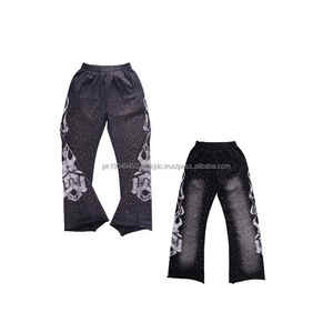 High Quality <b>Men's</b> Sports Baggy Track <b>Pant</b> Windbreaker Streetwear Nylon Anti-Wrinkle <b>Sweat</b> <b>Pants</b> Mid-Colored Formal Drawstring - Product Image 3