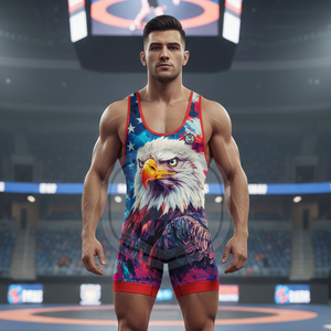 Trajes de Lucha Sublimados en Todos los Tamaños - 100% Premium, Color Personalizado, Secado Rápido, Transpirables y Cómodos - Product Image 5