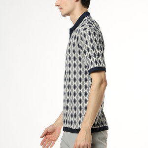 Tissu de maillot de golf personnalisé de qualité supérieure pour sublimation, séchage rapide, respirant, manches courtes, décontracté, pour hommes - Product Image 3
