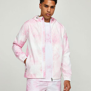 New Arrival <b>Men's</b> Autumn High Quality 100% <b>Hooded</b> Windbreaker <b>Jacket</b> Custom Color Quick-Drying Breathable - Product Image 1
