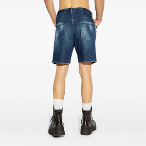 Shorts en jean respirant pour homme, nouveau design 2025, décontracté, sportif, 100% coton, style baggy, été - Product Image 4