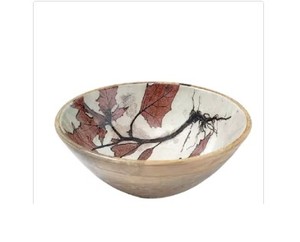 Handcrafted Wooden Serving Bowl with Multicolor Interior Durable Food Safe Decorative Dish for Salad Snacks Fruits and Stylish D - Product Image 3