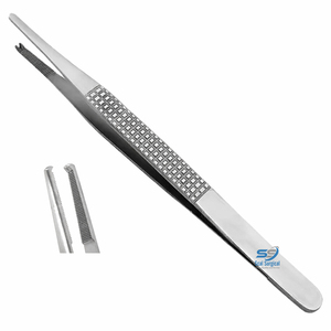 Pinzas para Tejidos Boney de Acero Inoxidable, Pinzas Quirúrgicas Reutilizables, Instrumento de Agarre de Tejidos de Alta Resistencia - Product Image 1