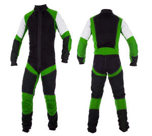 Traje de Paracaidismo Color Block con Cremallera Completa, Mono de Salto con Paracaídas, Ropa de Entrenamiento a Prueba de Viento - Product Image 4