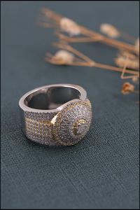 Fashion Forward Womens Luxury Moissanite Hip Hop <b>Ring</b> Elegant Diamond Look Jewelry Trendy Statement Gift Accessory - Product Image 2