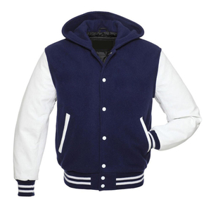 Mens Black and <b>Red</b> Varsity Style <b>Jacket</b> with Shoulder Accents Quilted Lining Internal Pocket Urban Streetwear Fashion Outerwear - Product Image 2