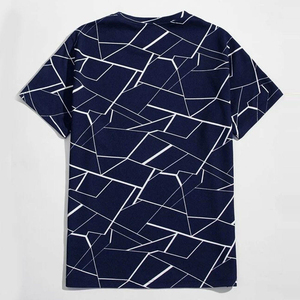 T-shirt en molleton de coton épais à coupe classique, respirant, à séchage rapide, écologique, à motif uni, pour homme, design personnalisé - Product Image 2