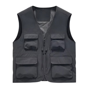 Chaleco Utilitario Ligero para Hombre, con Múltiples Bolsillos, para Fotógrafo, Pesca, Actividades al Aire Libre, Primavera y Otoño - Product Image 2