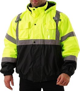 Chaqueta de Seguridad Reflectante de Alta Visibilidad Personalizable 2026 con Múltiples Bolsillos al por Mayor - Product Image 1