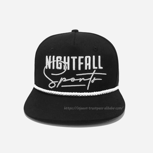หมวกแก๊ปปักโลโก้ตามสั่ง 5 แผง ทรง Snapback ปีกแบน สไตล์สตรีทแวร์ แฟชั่นอเมริกัน ผลิตจากโรงงานเวียดนาม MOQ ต่ำ - Product Image 2