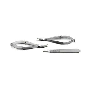 Juego de Instrumentos para Blefaroplastia de Acero Inoxidable, Manual, Reutilizable, Clase I, Kit Microquirúrgico de Alta Calidad, Herramientas Oftálmicas - Product Image 5