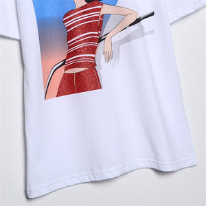 Nueva Camiseta de Mujer Lisa de Primera Calidad al por Mayor 2025, Camisetas de Mujer Informales para el Verano - Product Image 4