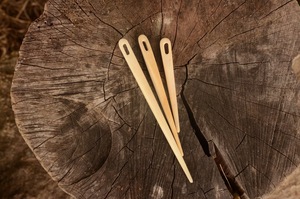 Nouvelle aiguille à broder rustique et écologique en corne de buffle, pointe fine, pour la laine et le fil, couture durable pour le tufting et la couture - Product Image 6