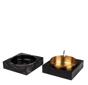 Cendrier en marbre classique fait main de qualité supérieure, sans fumée, écologique, élégant et poli pour la voiture, la maison et le bureau - Product Image 3
