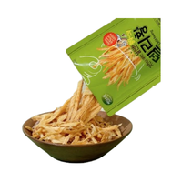 Snack de abadejo asado y seco sin condimentos al por mayor, bolsa de 15g |   Chips de Pescado Salados Naturales con Alto Contenido de Proteínas, Listos para Comer, para Niños y Adultos