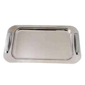 Nouveau Plateau de Service Rectangulaire en Métal Rustique pour Aliments et Fruits, en Acier Inoxydable de Haute Qualité, pour Usage Domestique - Product Image 5