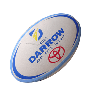 Ballon de rugby personnalisé avec logo pour la promotion, la publicité, l'entraînement, haute adhérence, poids officiel, ballon de sport, prix de gros d'usine - Product Image 5
