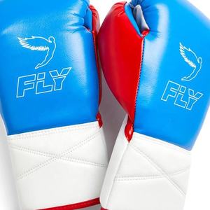 Guantes de Boxeo de Alta Calidad con Cordones, Cierre Antideslizante, Guantes de Muay Thai y Sanda para Artes Marciales, Personalizados, 100% Cuero Genuino - Product Image 2