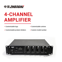 Amplificateur de puissance professionnel 4 canaux pour spectacles sur scène, DJ, KTV, système de sonorisation pour la maison