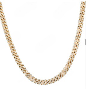 Cadena Cubana Miami de Plata de Ley 925 de 7MM y 18 Pulgadas, Collar Moderno para Hombre, Estilo Hip Hop, para Boda - Product Image 1