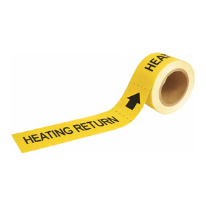 Marqueurs de tuyaux de retour Brady - To-Go Flexibles 1 po x 8 po, rouleau de 25 pour la tuyauterie industrielle - Product Image 2