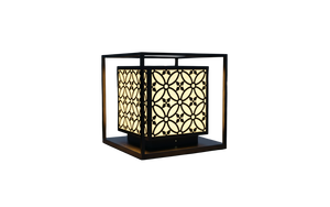 Lanterne de poteau LED vintage victorienne Vietnam CM Decor pour extérieur, villa, jardin, noire, E27, IP65, en acier, AC 220V (±10%) - Product Image 1
