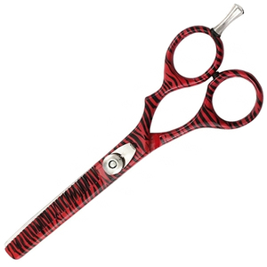 Ciseaux à effiler professionnels de 6 pouces, acier inoxydable de haute qualité, durables, légers, faciles à utiliser, ciseaux de texturisation des cheveux, OEM ODM - Product Image 5